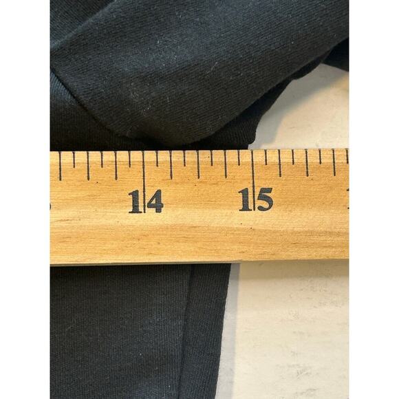 Wilfred free black long sleeve cotton stretch lace up Mayowa bodysuit size L - Picture 9 of 11